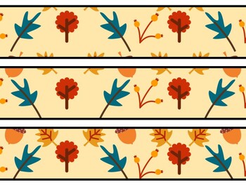 Fall Bulletin Board Decor Kit, Fall Letters