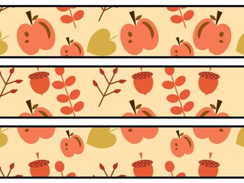 Fall Bulletin Board Decor Kit, Fall Letters