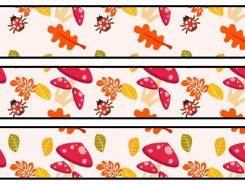 Fall Bulletin Board Decor Kit, Fall Letters