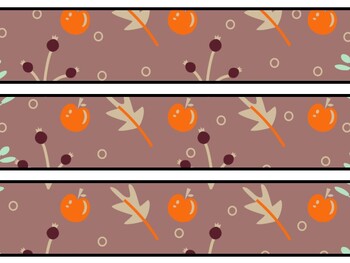 Fall Bulletin Board Decor Kit, Fall Letters