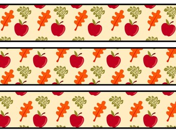 Fall Bulletin Board Decor Kit, Fall Letters