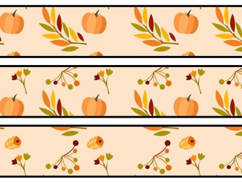 Fall Bulletin Board Decor Kit, Fall Letters