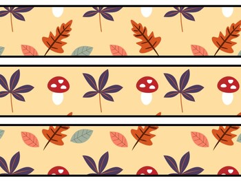 Fall Bulletin Board Decor Kit, Fall Letters