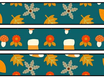 Fall Bulletin Board Decor Kit, Fall Letters