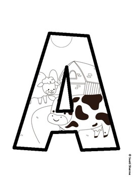 Farm Bulletin Board Décor Kit, Farm Bulletin Board Letters