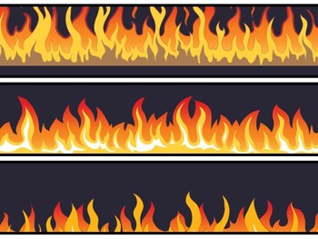 Fire Safety Bulletin Board Decor Kit, Fire Safety Letters