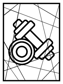 Fitness Activities and Decor Kit, Decor, Coloring, Craft and Writing