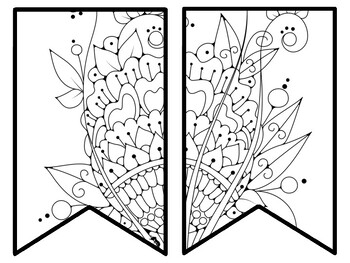 Floral Bulletin Board Decor Kit, Floral Letters, Floral Borders, Floral Banner