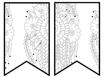 Floral Bulletin Board Decor Kit, Floral Letters, Floral Borders, Floral Banner