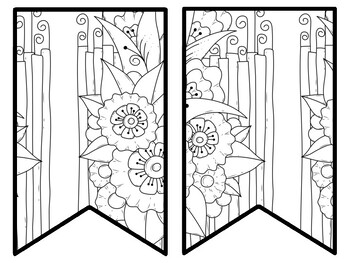 Floral Bulletin Board Decor Kit, Floral Letters, Floral Borders, Floral Banner