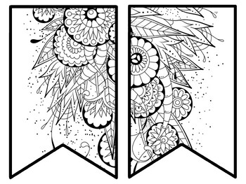 Floral Bulletin Board Decor Kit, Floral Letters, Floral Borders, Floral Banner