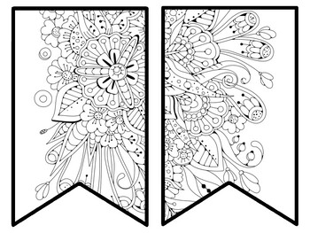 Floral Bulletin Board Decor Kit, Floral Letters, Floral Borders, Floral Banner