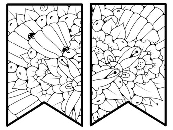 Floral Bulletin Board Decor Kit, Floral Letters, Floral Borders, Floral Banner