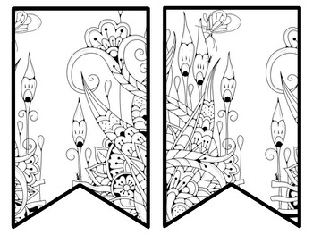 Floral Bulletin Board Decor Kit, Floral Letters, Floral Borders, Floral Banner