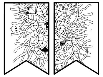 Floral Bulletin Board Decor Kit, Floral Letters, Floral Borders, Floral Banner