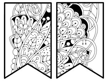 Floral Bulletin Board Decor Kit, Floral Letters, Floral Borders, Floral Banner