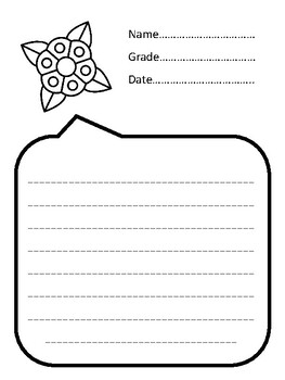 Flower Activities and Decor Kit, Decor, Coloring, Craft and Writing