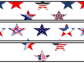 Fourth Of July Bulletin Board Decor Kit, Fourth Of July Letters