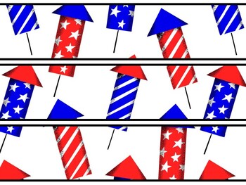 Fourth Of July Bulletin Board Decor Kit, Fourth Of July Letters