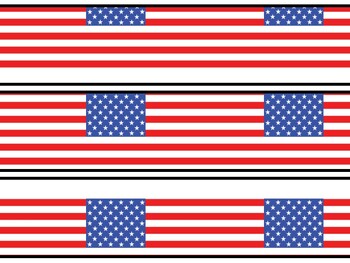 Fourth Of July Bulletin Board Decor Kit, Fourth Of July Letters