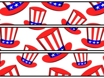 Fourth Of July Bulletin Board Decor Kit, Fourth Of July Letters