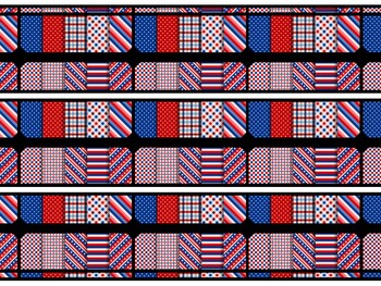Fourth Of July Bulletin Board Decor Kit, Fourth Of July Letters