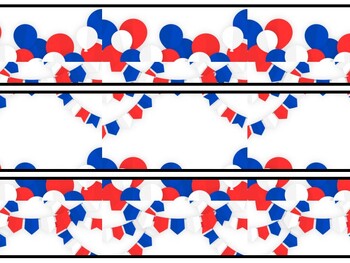 Fourth Of July Bulletin Board Decor Kit, Fourth Of July Letters