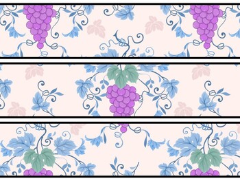 Fruits, Grapes Bulletin Board Decor Kit, Fruits, Grapes Letters