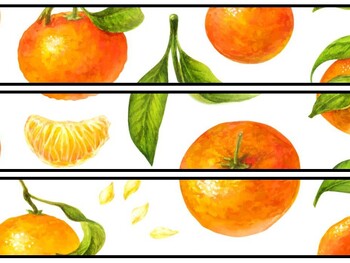 Fruits, Oranges Bulletin Board Decor Kit, Fruits, Oranges Letters