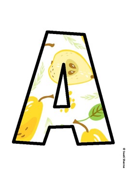 Fruits, Quince Bulletin Board Décor Kit