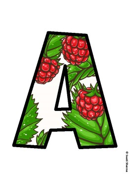 Fruits, Strawberry Bulletin Board Décor Kit, Fruits, Strawberry Bulletin Boar