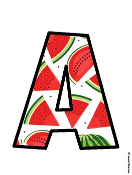 Fruits, Watermelon Bulletin Board Décor Kit