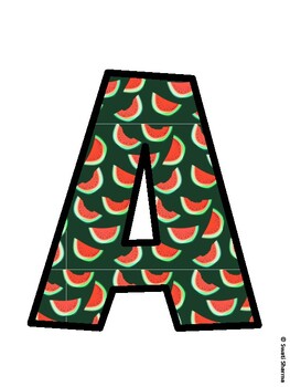 Fruits, Watermelon Bulletin Board Décor Kit