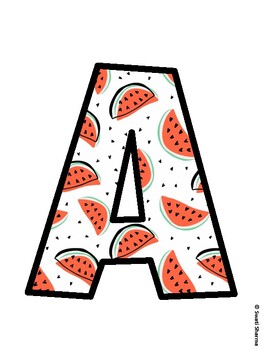 Fruits, Watermelon Bulletin Board Décor Kit