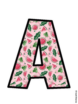 Fruits, Watermelon Bulletin Board Décor Kit