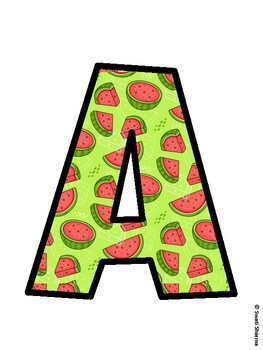 Fruits, Watermelon Bulletin Board Décor Kit