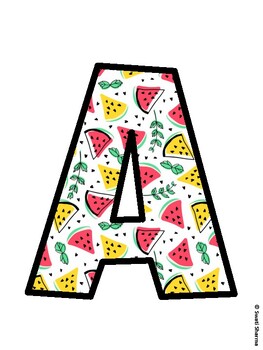 Fruits, Watermelon Bulletin Board Décor Kit
