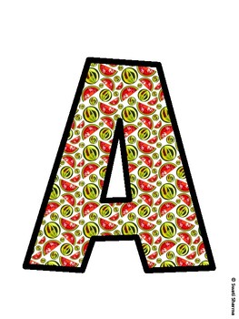 Fruits, Watermelon Bulletin Board Décor Kit