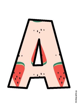 Fruits, Watermelon Bulletin Board Décor Kit