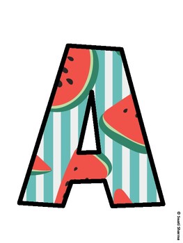 Fruits, Watermelon Bulletin Board Décor Kit