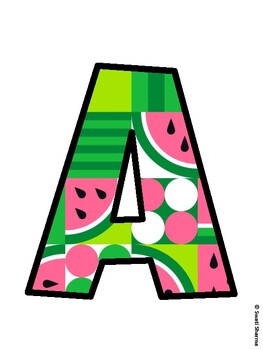 Fruits, Watermelon Bulletin Board Décor Kit