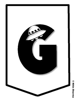 GALAXY SIGHT WORDS! Galaxy Bulletin Board Letters, Galaxy Banner