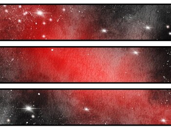 Galaxy Bulletin Board Decor Kit, Galaxy Letters, Galaxy Borders