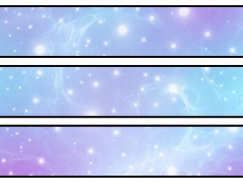 Galaxy Bulletin Board Decor Kit, Galaxy Letters, Galaxy Borders