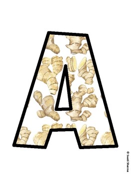 Ginger Bulletin Board Décor Kit, Ginger Bulletin Board Letters