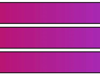 Gradient Bulletin Board Decor Kit, Gradient Letters