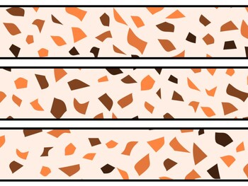 Halloween Terrazzo Bulletin Board Decor Kit, Halloween Terrazzo Letters