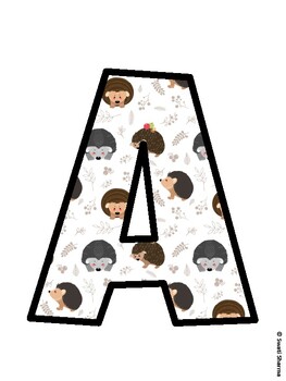 Hedgehog Bulletin Board Décor Kit