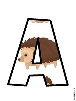 Hedgehog Bulletin Board Décor Kit