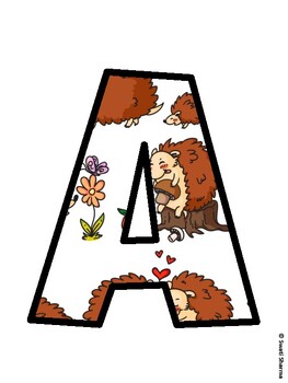 Hedgehog Bulletin Board Décor Kit